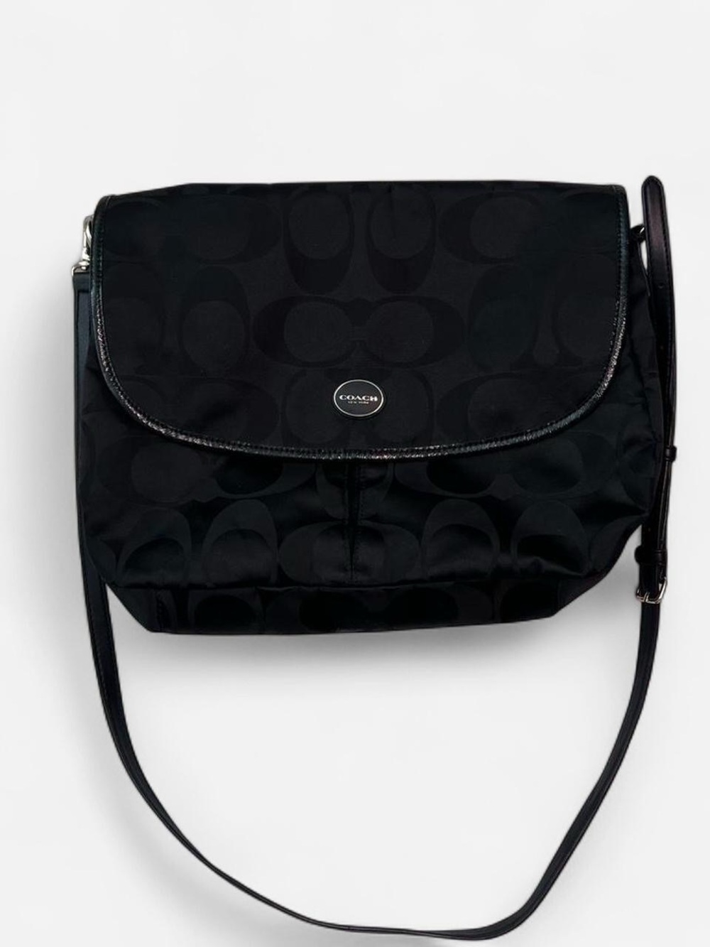 Coach Black Signature Crossbody Bag